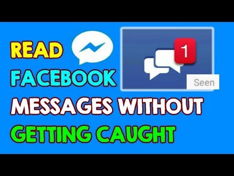 how to read facebook messages without the other person knowing?