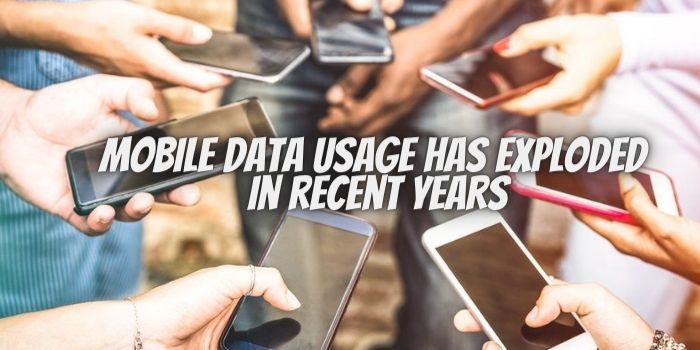Mobile data usage has exploded in recent years. 