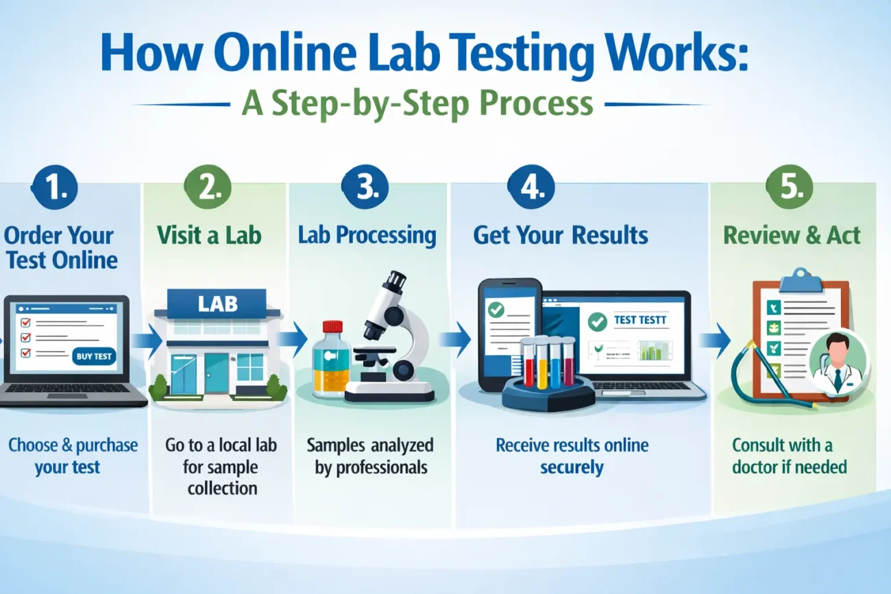 How Online Lab Testing Works A Step-by-Step Process